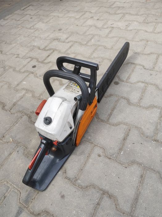Pilarka spalinowa piła mocna 3KM prowadnica 45cm nowy łańcuch stan bdb