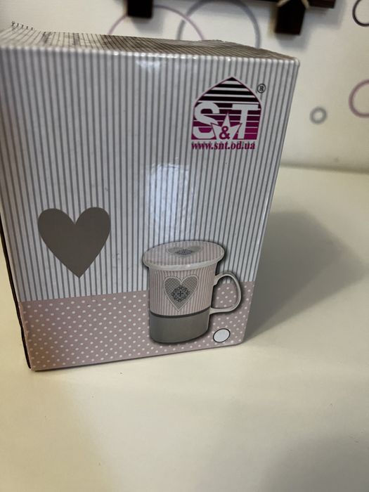 Чайная чашка с фильтром для заварки