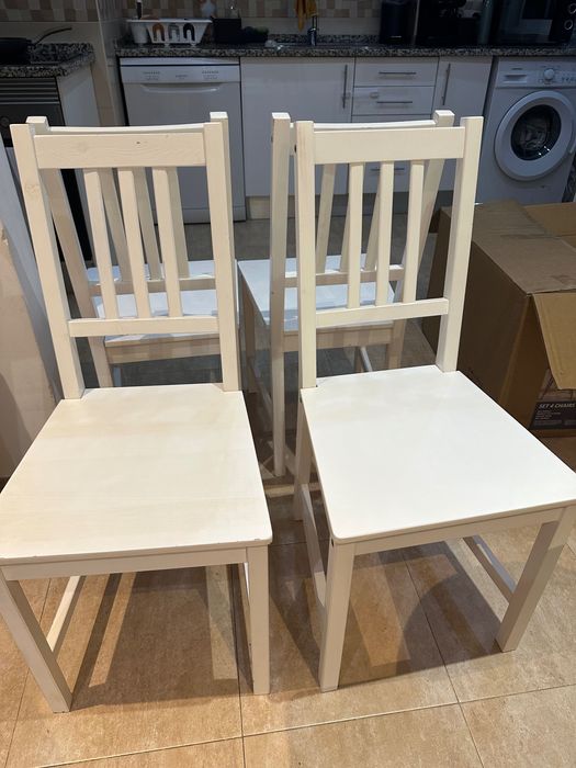 Cadeira branca STEFAN