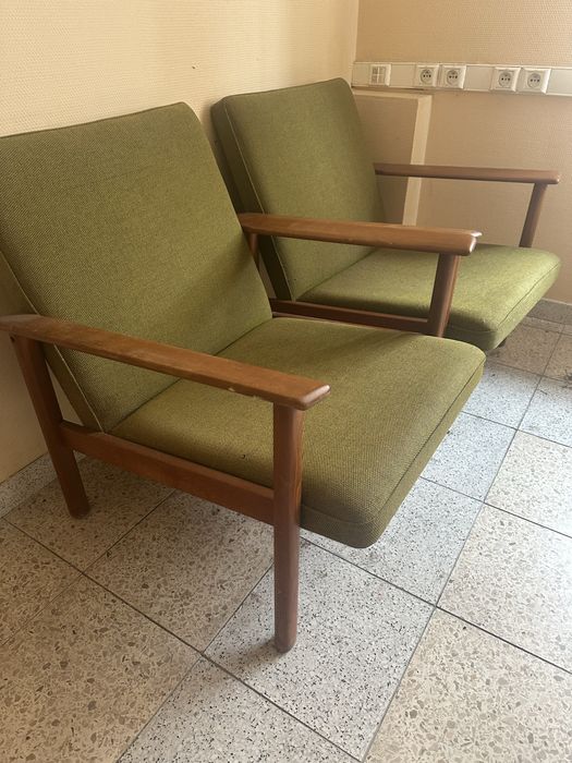 Fotel lisek PRL 2 szt do renowacji