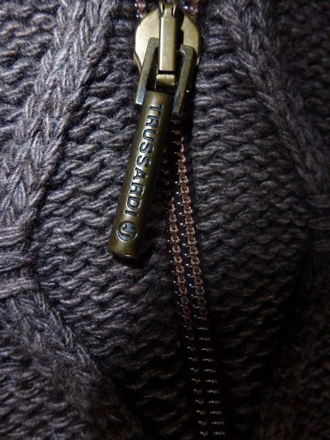 TRUSSARDI sweter rozsuwany roz L/XL j.nowy oryginalny z wełną
