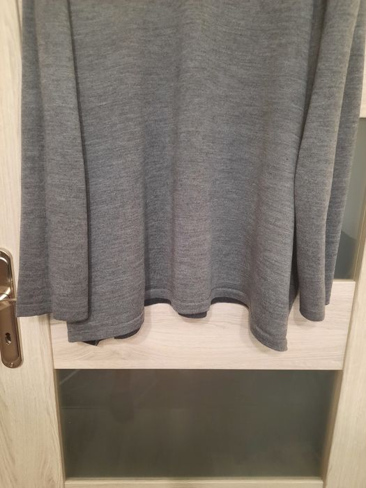 Ulla Popken Selection śliczny cienki sweterek  100% wełna merino 58-60