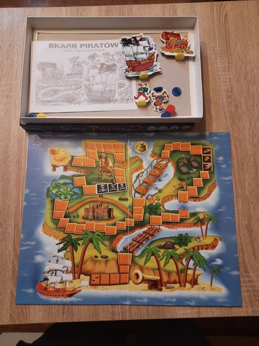 Gra planszowa skarb piratów