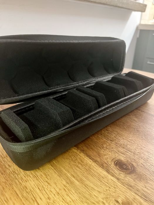 Etui / Organizer na 5 zegarków - Czarny HARD CASE