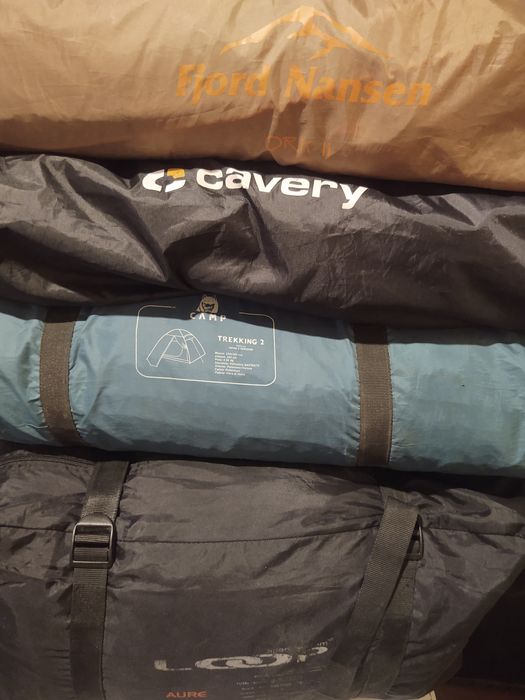 Палатка, тенты, спальники, кариматы