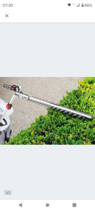 Nożyce do żywopłotu na wysięgniku