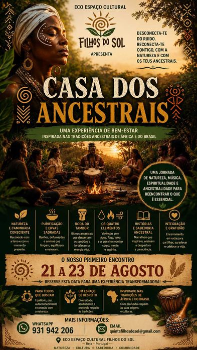 Casa dos Ancestrais – Uma Experiência Única de Bem-Estar em Contacto com a Natureza