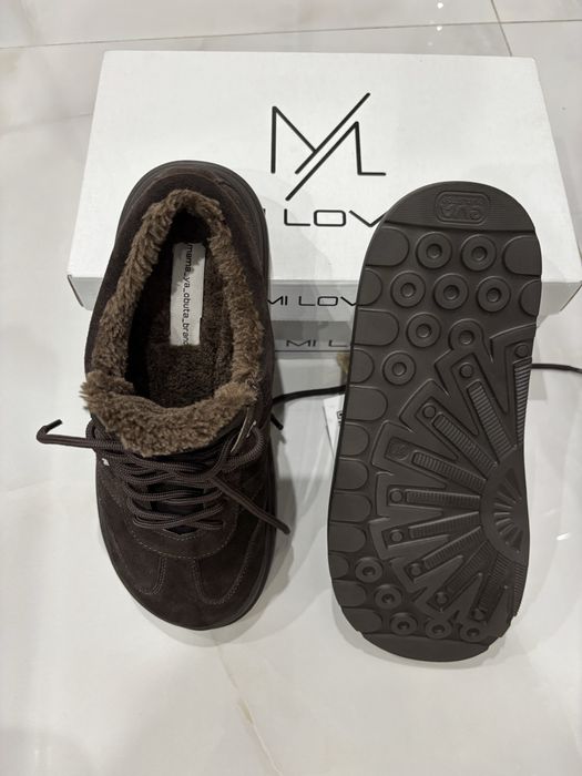 Нові  жіночі кеди зимові замшеві 37 р.