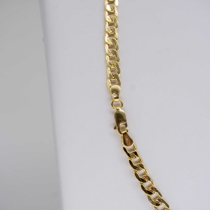 Złoty łańcuszek 585 9,08 gram 55cm Pancerka dmuchana 5,4mm NOWY