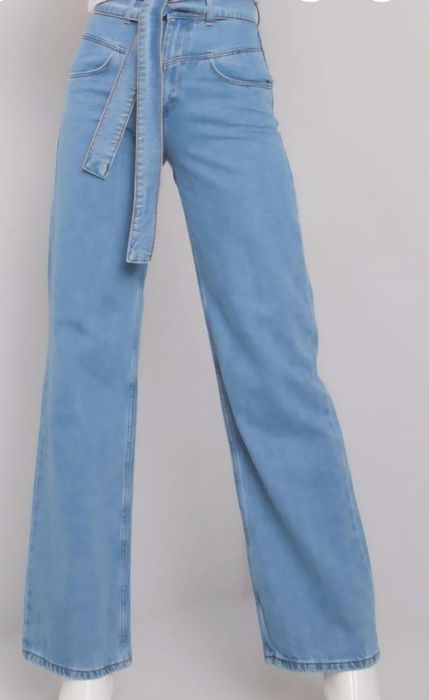 Spodnie dżinsowe szeroka nogawka
