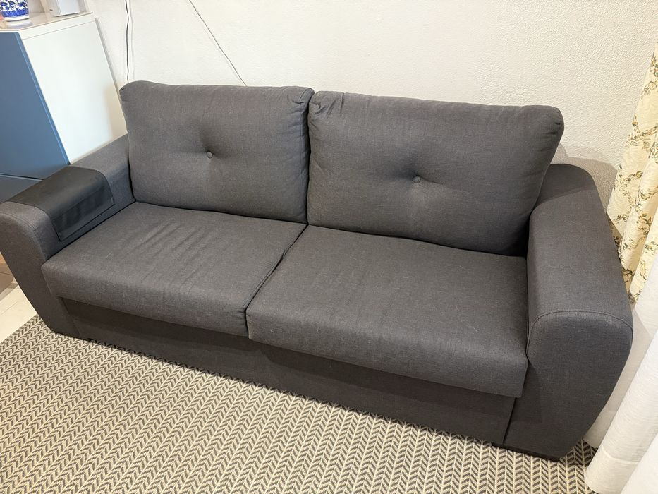 Sofa 2 lugares cinzento