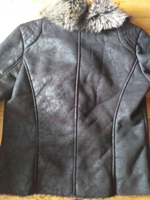 Kurtka kożuszek brąz M