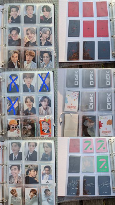 Офіційні картки БТС, bts