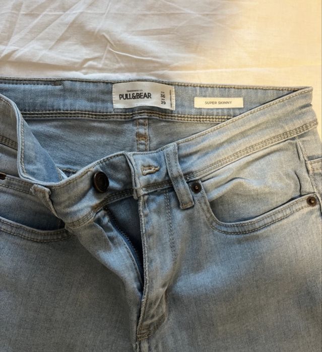 Calças de Ganga Skinny Pull & Bear