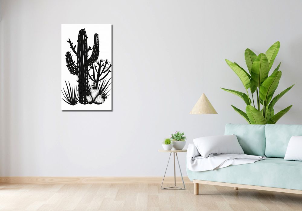Obraz 50x90cm Kaktus w Krasie