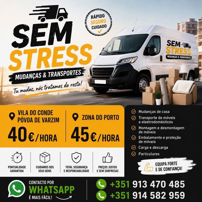 Mudanças e transportes