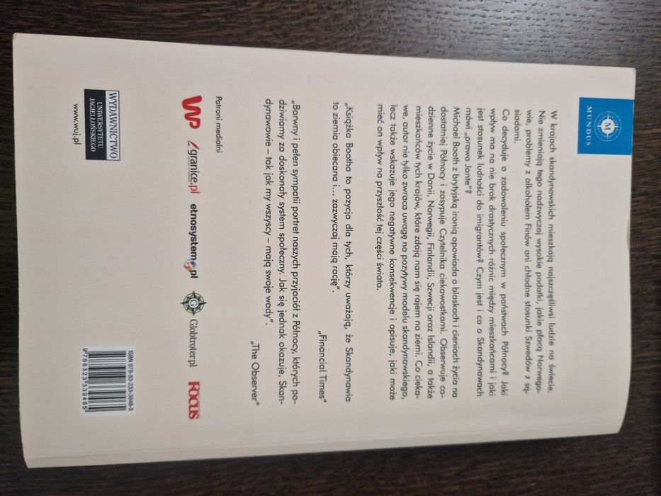 Książka Skandynawski raj Michael Booth