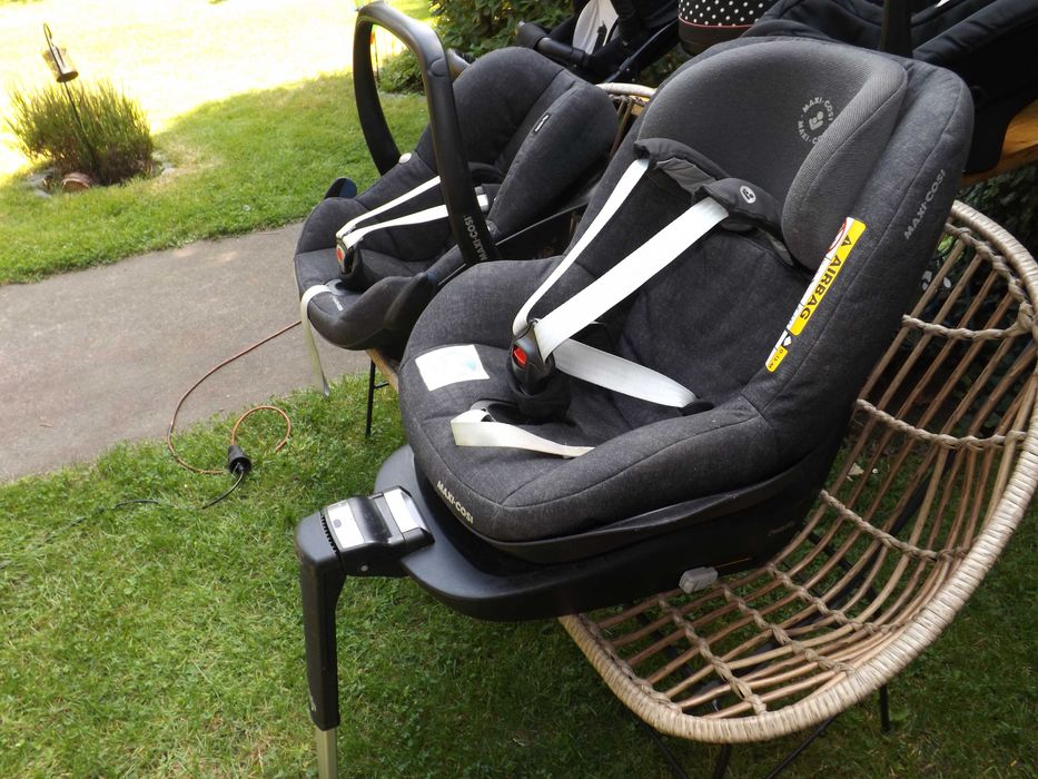 Maxi Cosi  2Way fix + Pabble plus foteliki samochodowe, isofix