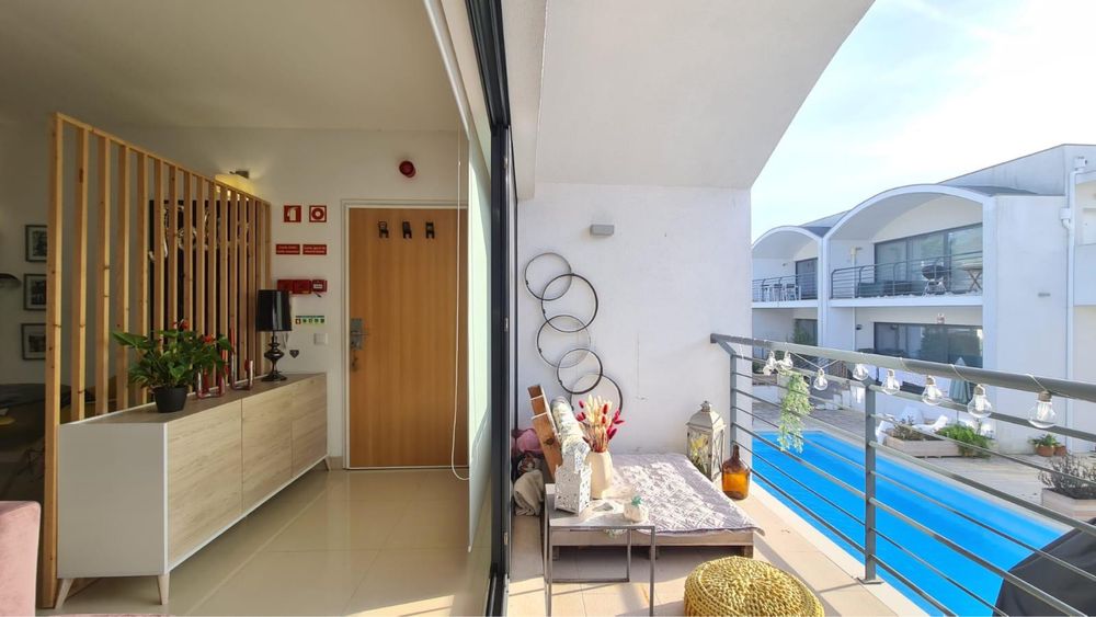 T1+1 exclusivo com piscina em Condominio fechado