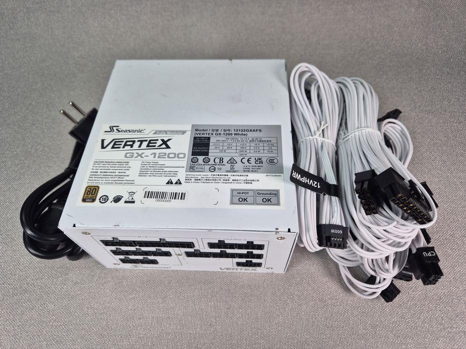 Seasonic Vertex GX-1200 (12122GXAFS) 80Plus Gold 1200Вт (білий)