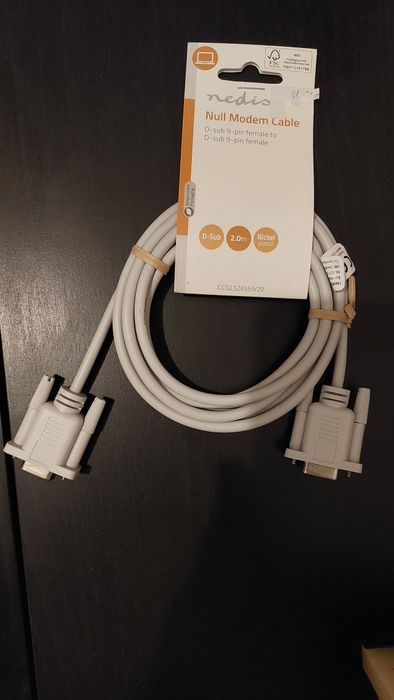 Cabo Serial D-SUB 9 pinos Fêmea - Fêmea