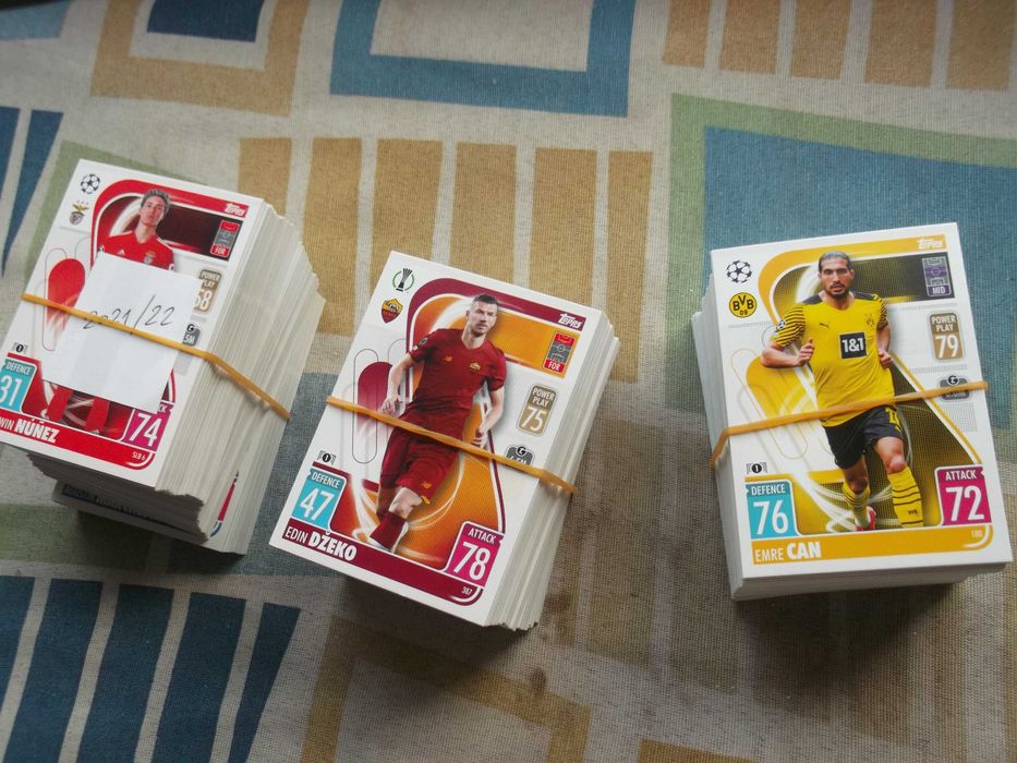 Cartas e cromos da Topps  MATCH ATTAX 2021/22