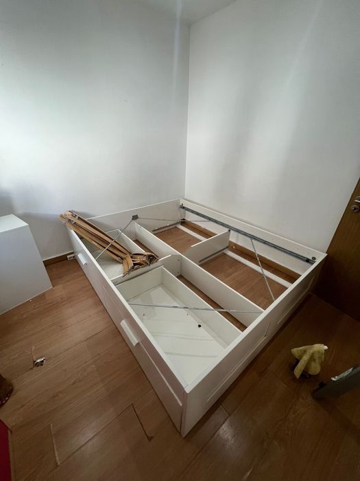 Estrutura da cama c/arrumacão