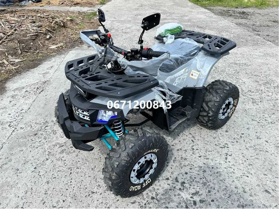 Квадроцикл Spark SP 125-8 (серый) СПАРК безкоштовна доставка під двір