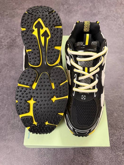 Off White Be Right Back Black Yellow
