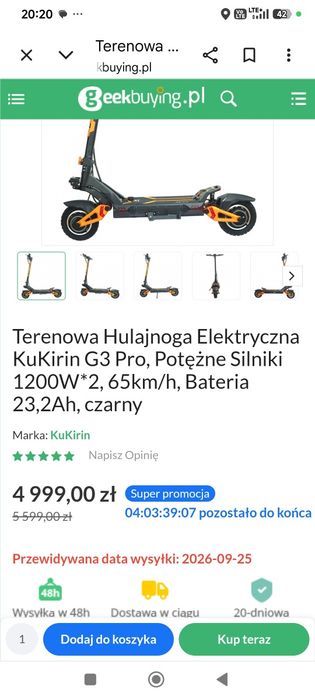 KUKIRIN G3PRO jak nowa