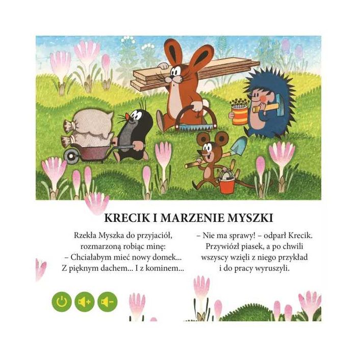 Czytaj z ALBIKIEM Interaktywna Miniksiążka Krecikowe opowiastki 2+Albi