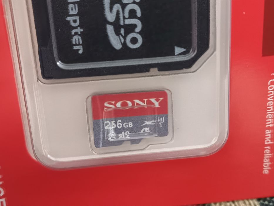 Karta pamięci MicroSD Sony 256 GB+adapter