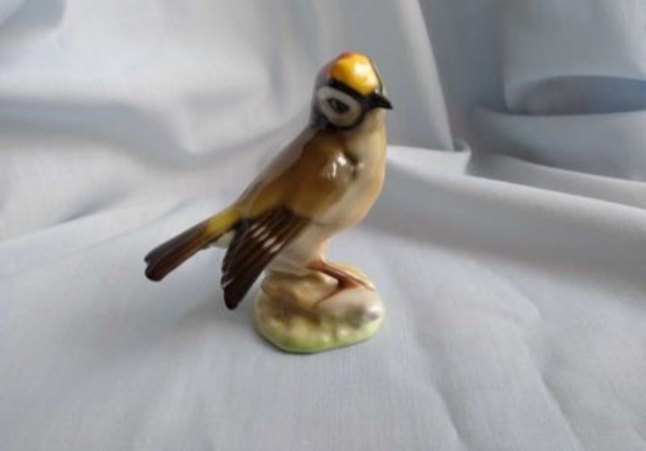 Hutschenreuther figurka porcelanowa ptak mysikrólik