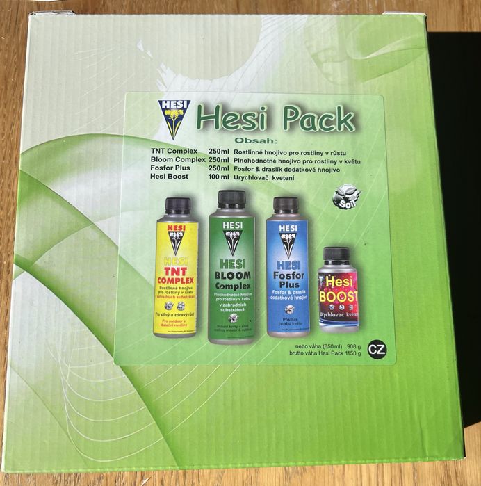 Hesi mini pack zestaw nawozów i boosterów indoor outdoor nawóz