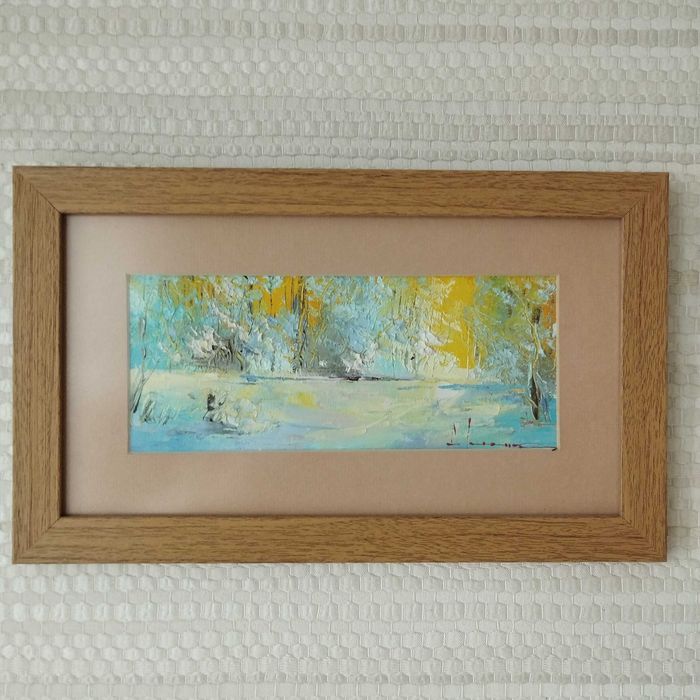 Картина Зима Андрій Іжак, 206*340 мм