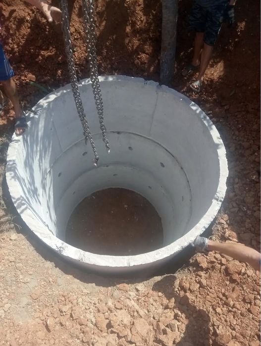 Бассейн для питьевой воды, земляные работы, копка траншей, септик