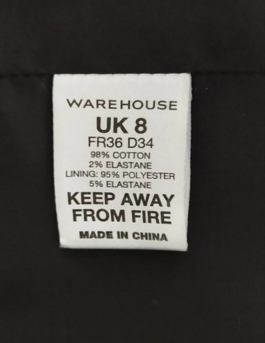 Czarna sukienka Warehouse rozmiar XS/34