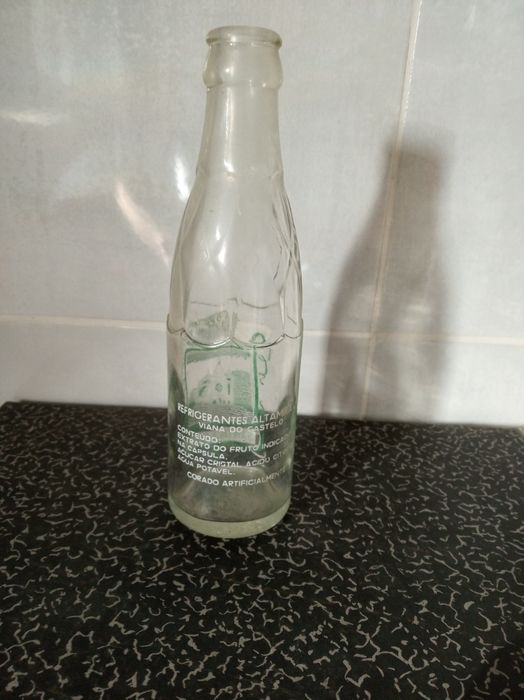 Garrafa pirogravada santa luzia