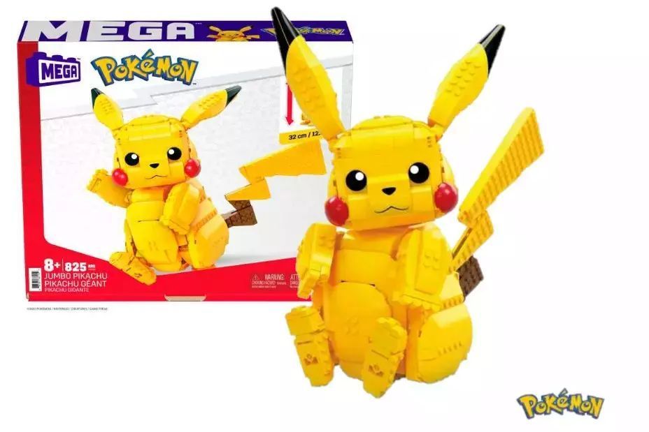 Mega Construx. FVK81 Pokemon. Duży Pikachu. Mega Construx