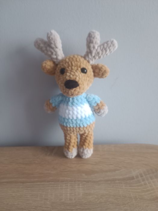Renifer na szydełku