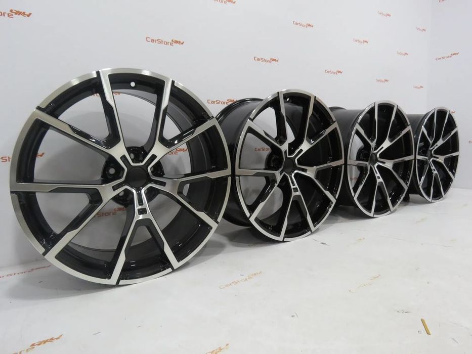 Jantes Look Bmw 728M 20 x 8.5 et 25 +10 et 40 5x112 Preto + Polido