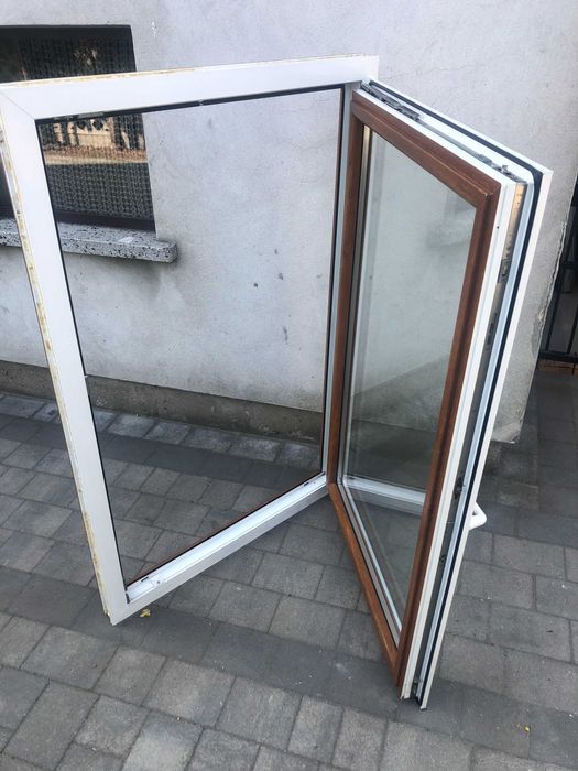 używane okno pcv  135 wys/88szer