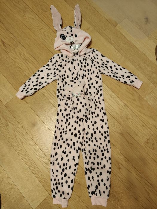 Kombinezon, piżama, strój karnawałowy królik H&M 122/128