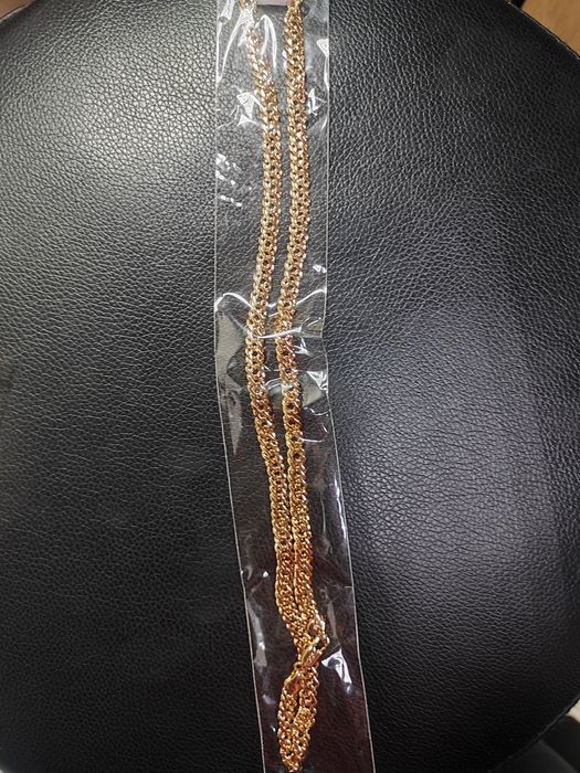 Ланцюг з хрестом з медичного золота