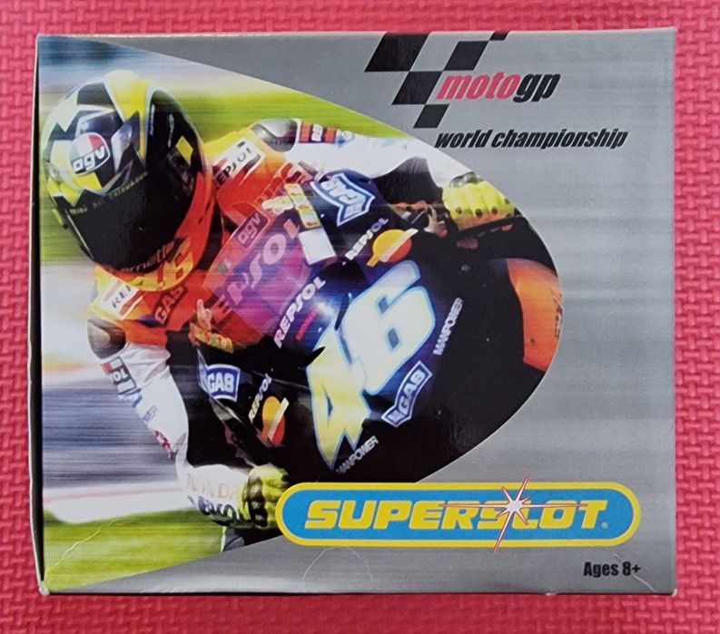 Slot Car Superslot / Scalextric MotoGP 1/32 - Honda RC211V Valentino Rossi #46 (Repsol) - Novo em Caixa