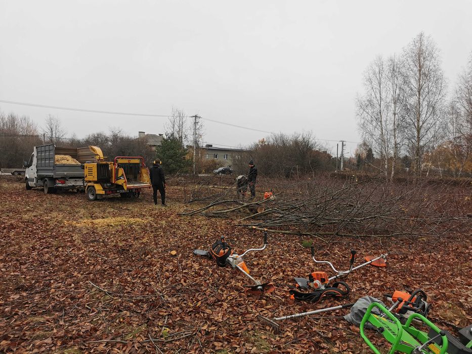 Wycinka drzew / rębak do gałęzi / czyszczenie działek / frezowanie pni