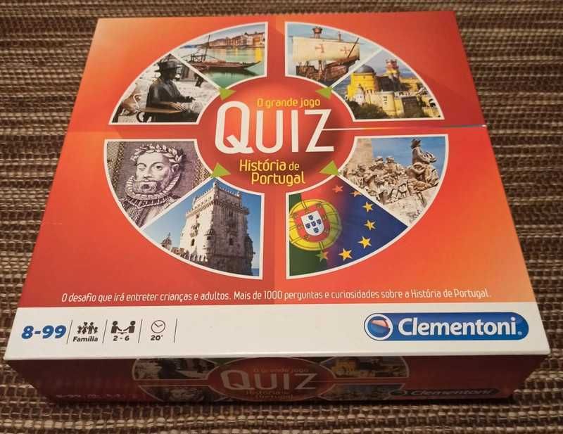 O Grande Jogo Quiz História de Portugal - Clementoni