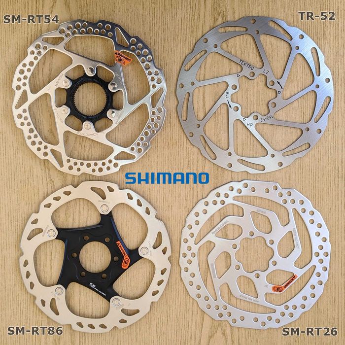 Диск Shimano Tektro RT 26 56 66 86 10 30 54 MT800 ротор тормозной
