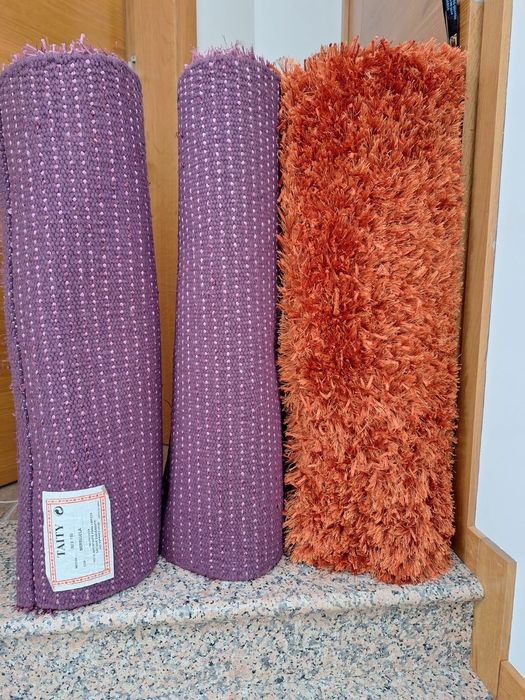 2 Tapetes de Quarto Roxos NOVOS