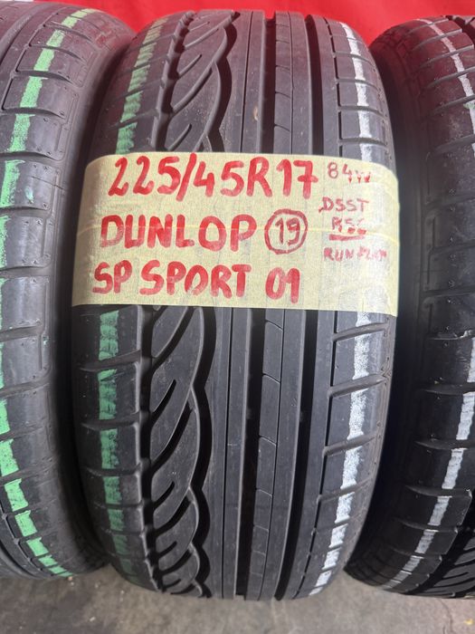 Pneus RFT 205/45/17 Dunlop Todos Iguais Impecaveid